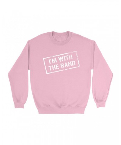 Music Life Colorful Sweatshirt | I'm With The Band Sweatshirt $6.83 Sweatshirts