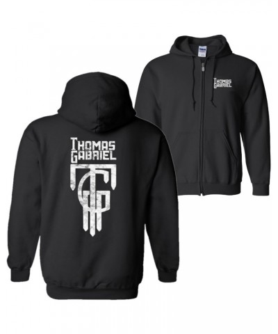 Thomas Gabriel Black Zip Up Hoodie $9.89 Sweatshirts