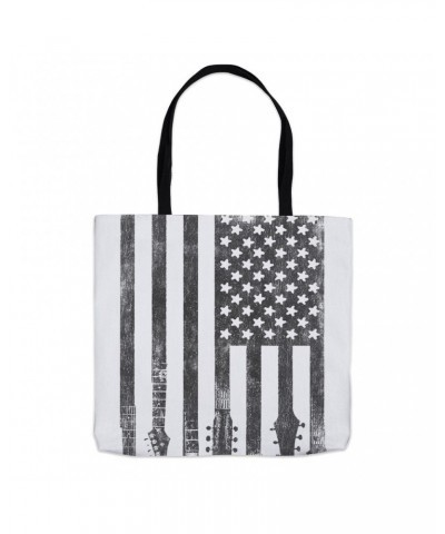 Music Life Tote Bag | Flag Guitar Tote $11.95 Bags