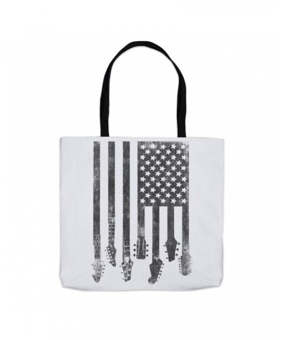 Music Life Tote Bag | Flag Guitar Tote $11.95 Bags