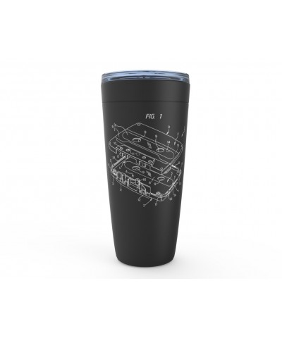 Music Life Viking Tumbler | Cassette Diagram Tumbler $4.96 Drinkware