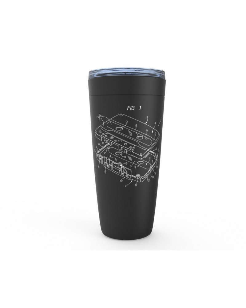 Music Life Viking Tumbler | Cassette Diagram Tumbler $4.96 Drinkware