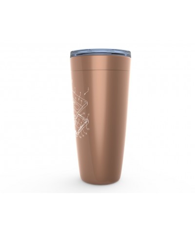 Music Life Viking Tumbler | Cassette Diagram Tumbler $4.96 Drinkware