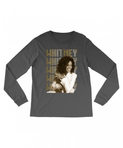 Whitney Houston Long Sleeve Shirt | Whitney Whitney Whitney Star Design Shirt $8.19 Shirts