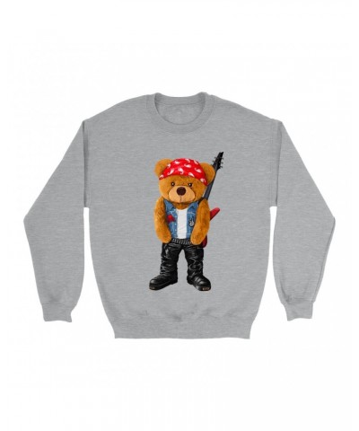 Music Life Sweatshirt | Rocker Teddy Sweatshirt $4.85 Sweatshirts