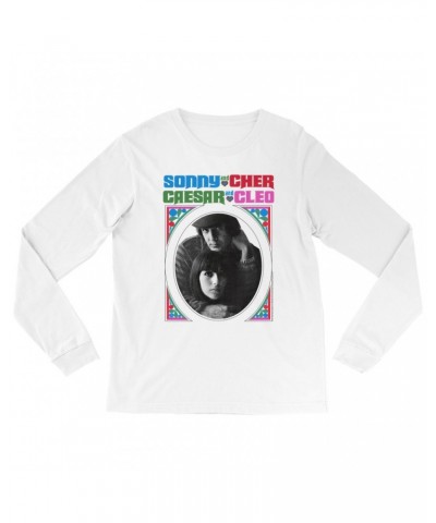 Sonny & Cher Long Sleeve Shirt | Caesar And Cleo Retro Frame Image Shirt $4.54 Shirts