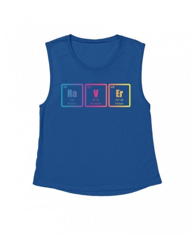 Music Life Muscle Tank | Raver Periodic Table Ombre Design Tank Top $8.57 Shirts