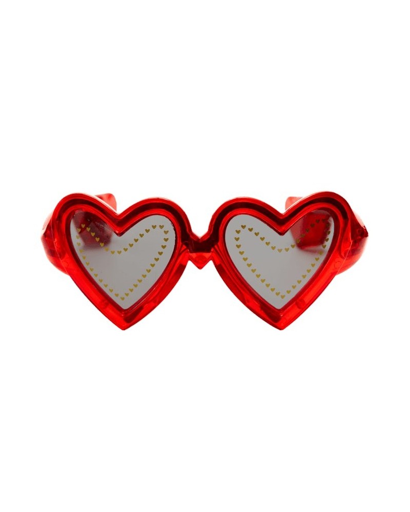 Elton John Red Heart Light Up Glasses $20.21 Accessories