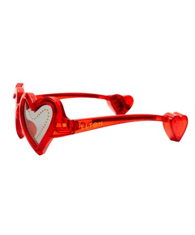 Elton John Red Heart Light Up Glasses $20.21 Accessories