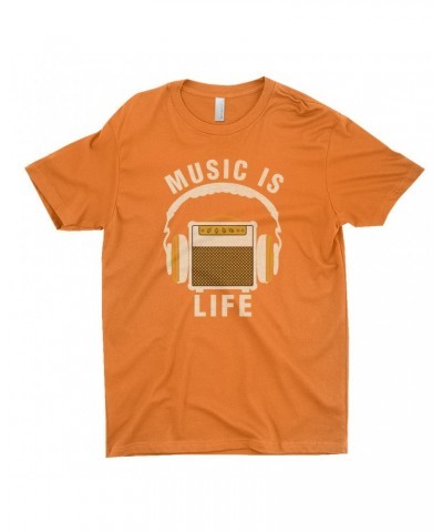 Music Life T-Shirt | Music Amps Life Shirt $14.17 Shirts