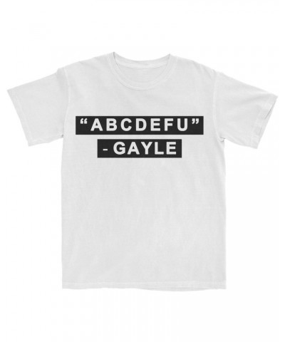 GAYLE abcdefu White T-Shirt $5.00 Shirts