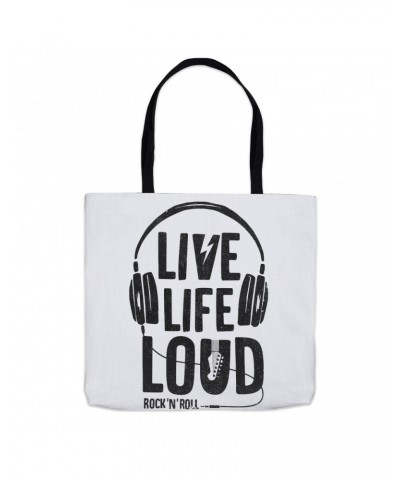 Music Life Tote Bag | Live Life Loud Tote $8.57 Bags