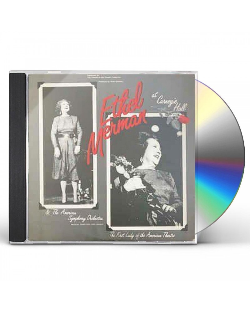 Ethel Merman MERMAN AT CARNEGIE HALL 1982 CD $8.98 CD