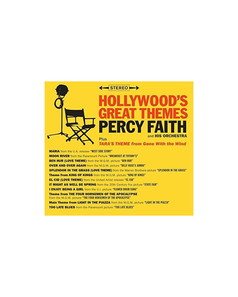 Percy Faith HOLLYWOOD GREAT THEMES / TARA'S THEME FROM GONE CD $5.57 CD