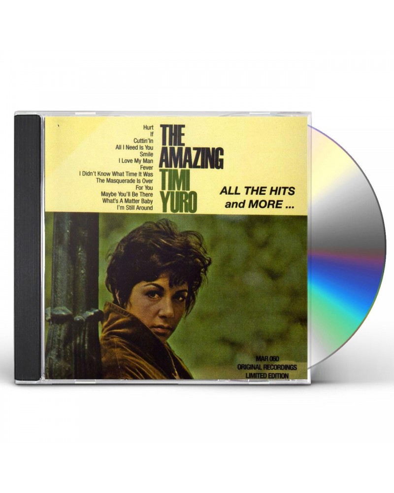 Timi Yuro AMAZING CD $12.64 CD