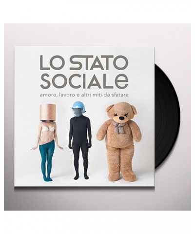 Lo Stato Sociale AMORE LAVORO E ALTRI MITI DA SFATARE Vinyl Record $10.87 Vinyl