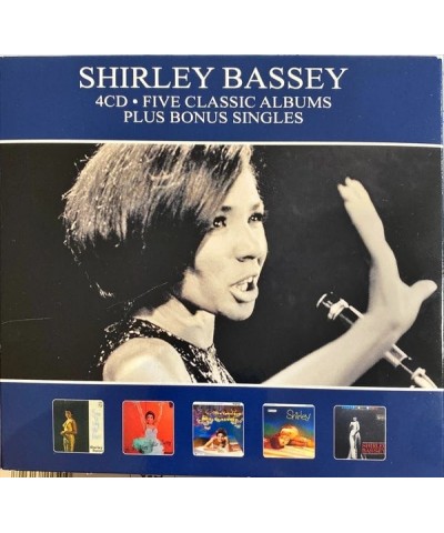 Shirley Bassey FIVE CLASSIC ALBUMS PLUS BONUS SINGLES CD $13.70 CD