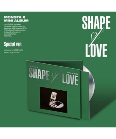 MONSTA X SHAPE OF LOVE (SPECIAL VER.) CD $7.42 CD