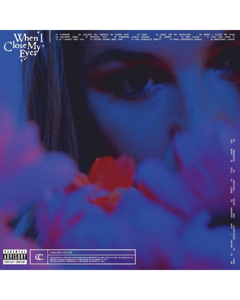 Chelsea Cutler When I Close My Eyes (Deluxe Clear 2 LP) Vinyl Record $4.53 Vinyl