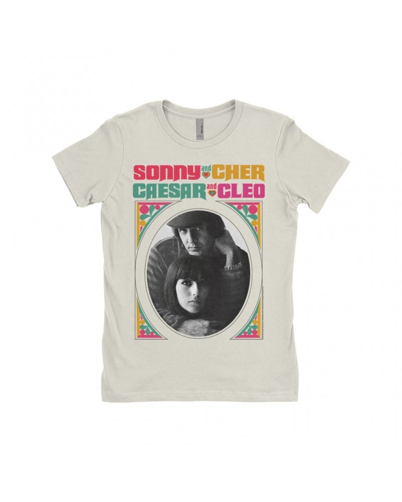 Sonny & Cher Ladies' Boyfriend T-Shirt | Retro Frame Caesar And Cleo Image Shirt $5.73 Shirts