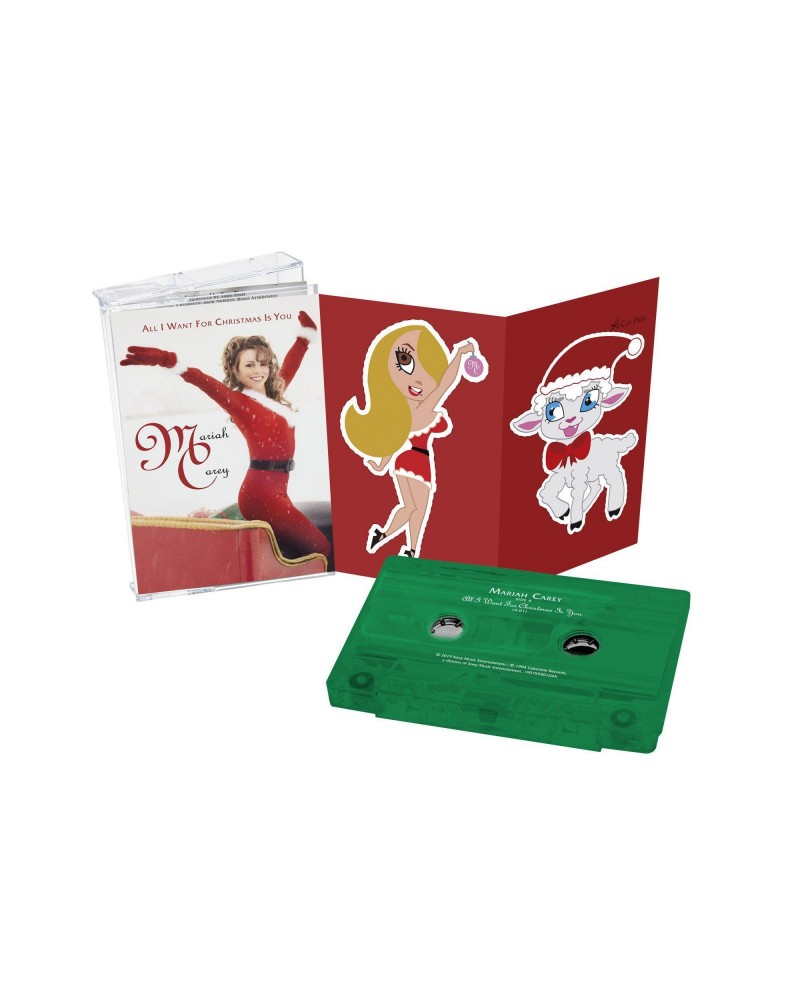 Mariah Carey Limited Edition All I Want For Christmas Is You Green Cassette Single $25.37 Tapes