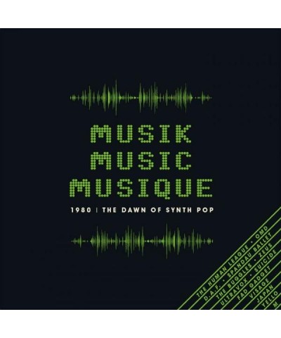 Various Artists MUSIK MUSIC MUSIQUE 1980: THE DAWN OF SYNTH POP (3CD CAPACITY WALLET) CD $16.63 CD