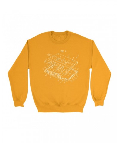 Music Life Colorful Sweatshirt | Cassette Diagram Sweatshirt $11.28 Sweatshirts