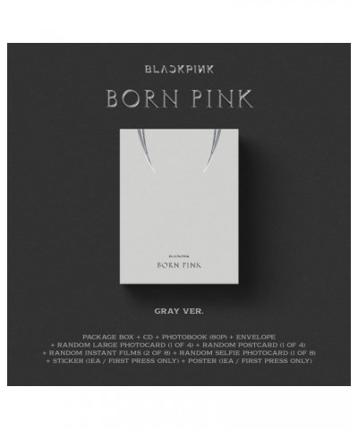 BLACKPINK BORN PINK (VERSION C / GRAY BOX) CD $10.39 CD