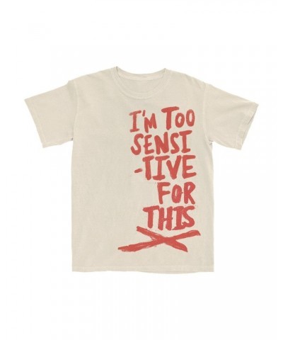 Hayley Kiyoko I'm Too Sensitive Natural T-Shirt $9.65 Shirts