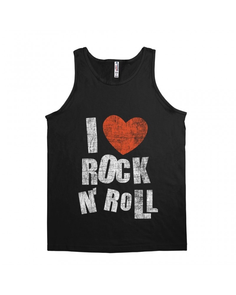 Music Life Unisex Tank Top | I Heart Rock n' Roll Shirt $10.04 Shirts