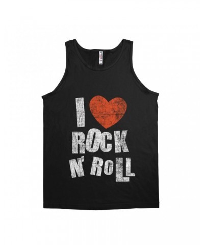 Music Life Unisex Tank Top | I Heart Rock n' Roll Shirt $10.04 Shirts