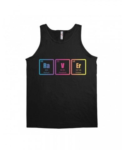 Music Life Unisex Tank Top | Raver Periodic Table Ombre Design Shirt $8.63 Shirts