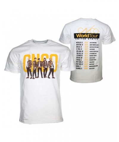 CNCO T Shirt | CNCO Band Photo White T-Shirt $3.50 Shirts