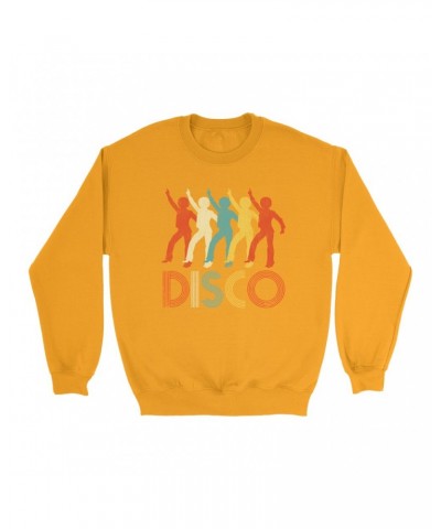 Music Life Colorful Sweatshirt | Colorful Disco Design Distressed Sweatshirt $5.77 Sweatshirts