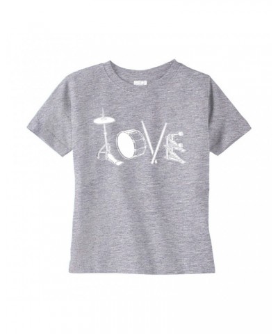 Music Life Toddler T-shirt | Drum Love Toddler Tee $9.86 Shirts