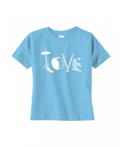 Music Life Toddler T-shirt | Drum Love Toddler Tee $9.86 Shirts