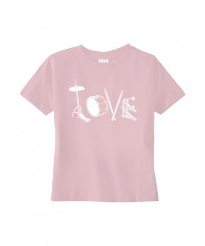 Music Life Toddler T-shirt | Drum Love Toddler Tee $9.86 Shirts