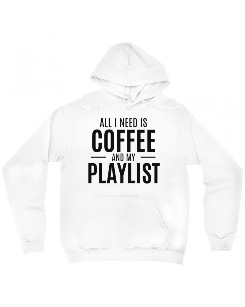 Music Life Hoodie | All I Need Is Coffee & Music Hoodie $9.39 Sweatshirts