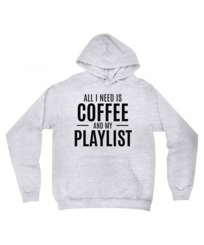 Music Life Hoodie | All I Need Is Coffee & Music Hoodie $9.39 Sweatshirts