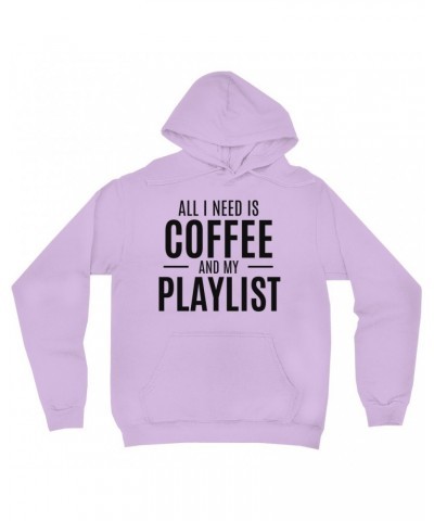 Music Life Hoodie | All I Need Is Coffee & Music Hoodie $9.39 Sweatshirts