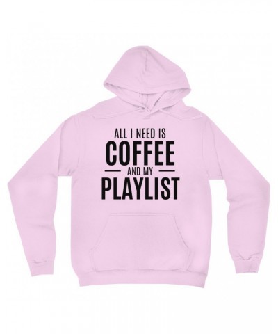 Music Life Hoodie | All I Need Is Coffee & Music Hoodie $9.39 Sweatshirts