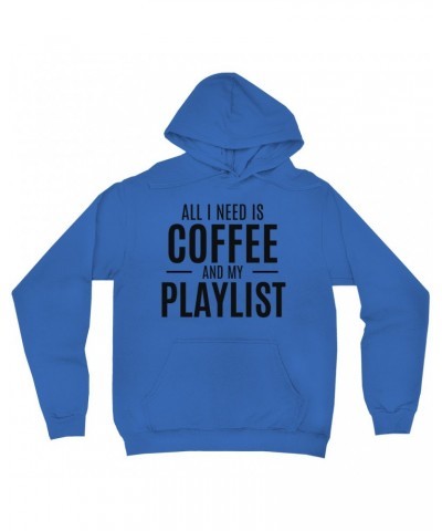 Music Life Hoodie | All I Need Is Coffee & Music Hoodie $9.39 Sweatshirts