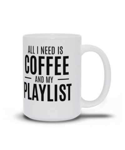 Music Life Mug | All I Need Is Coffee & Music Mug $9.16 Drinkware