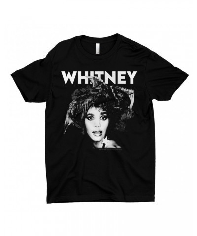 Whitney Houston T-Shirt | 1987 Photo White Whitney Design Shirt $5.73 Shirts