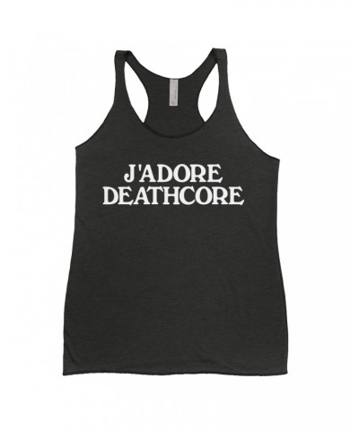 Music Life Ladies' Tank Top | J'Adore Deathcore Shirt $8.39 Shirts