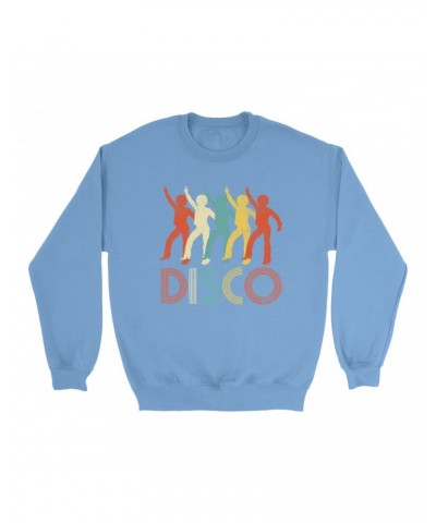 Music Life Colorful Sweatshirt | Colorful Disco Design Distressed Sweatshirt $5.77 Sweatshirts