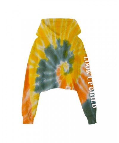 Lauren Daigle Look Up Child Cropped Tie-Dye Hoodie $8.91 Sweatshirts