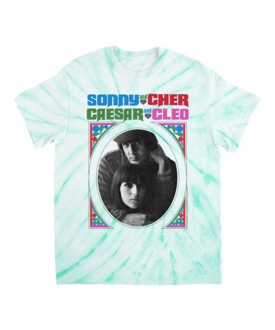 Sonny & Cher T-Shirt | Caesar And Cleo Retro Frame Image Tie Dye Shirt $18.13 Shirts