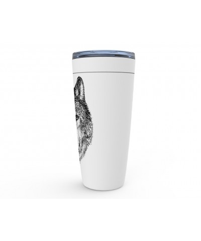 Music Life Viking Tumbler | Glam Rock Wolf Viking Tumbler $44.88 Drinkware