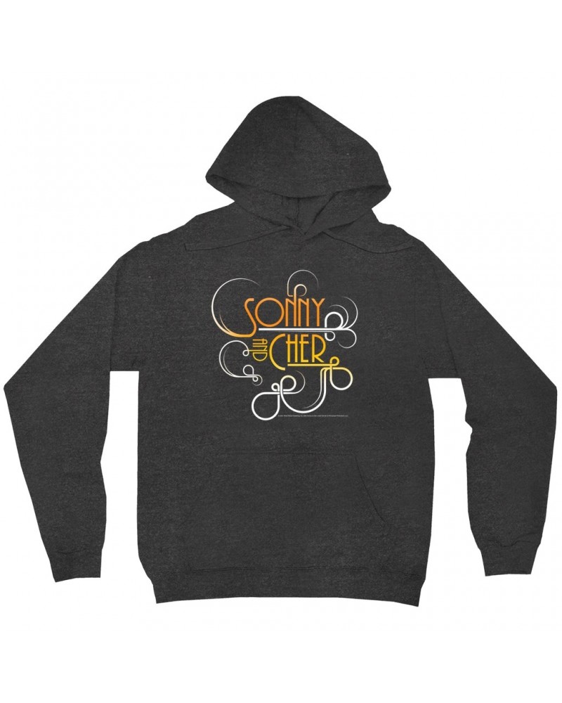 Sonny & Cher Hoodie | Mod TV Retro Logo Hoodie $8.96 Sweatshirts